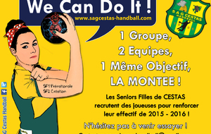 RECRUTEMENT SENIORS FILLES 2015 - 2016