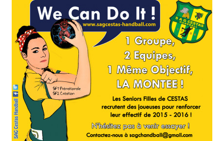 RECRUTEMENT SENIORS FILLES 2015 - 2016