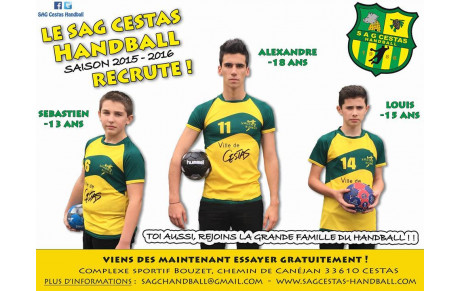 Nous recrutons !!!