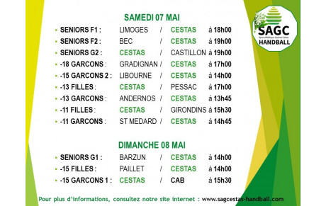 AFFICHES DU WEEK-END