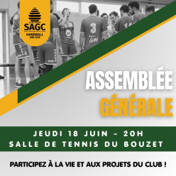 Assemblée Générale SAGC Handball